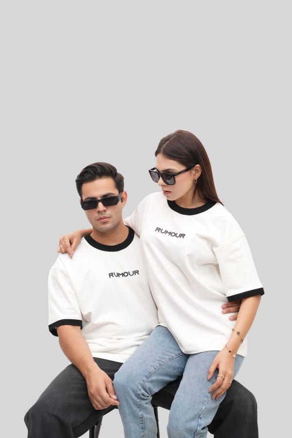 Basic Contrast Rib T-Shirt