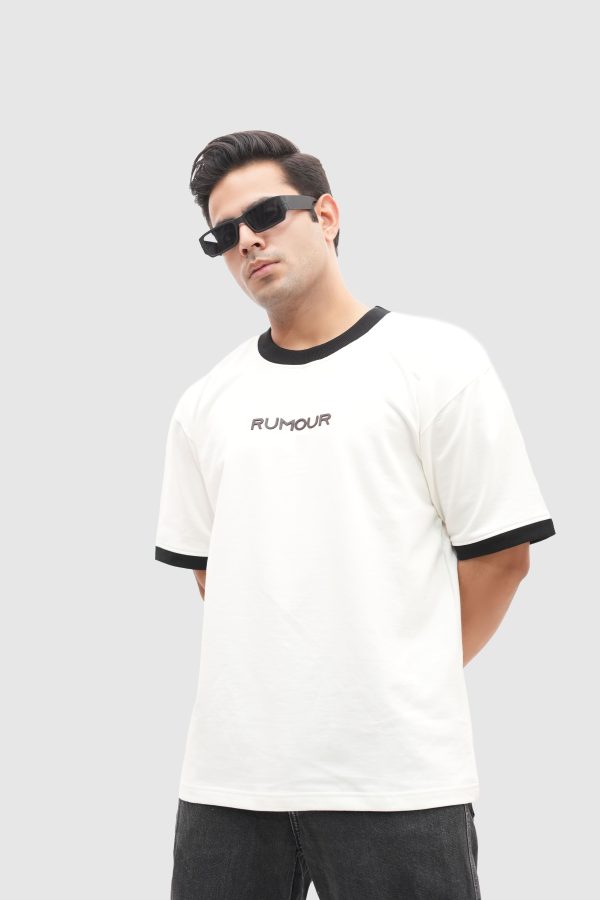 Basic Contrast Rib T-Shirt - Image 2