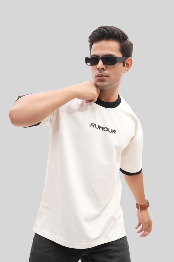 Basic Contrast Rib T-Shirt - Image 3
