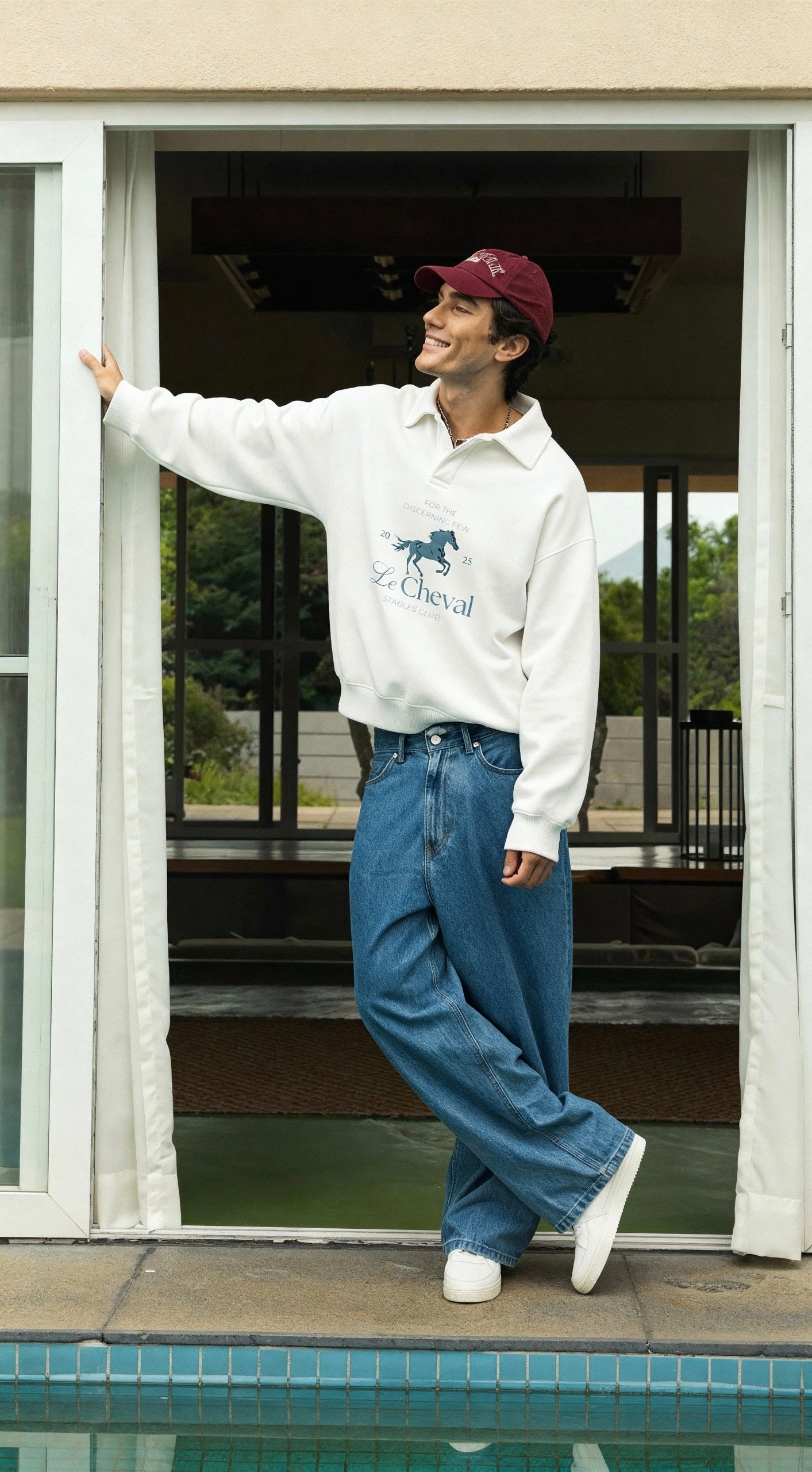 Rumour Equestrian Collar Sweatshirt