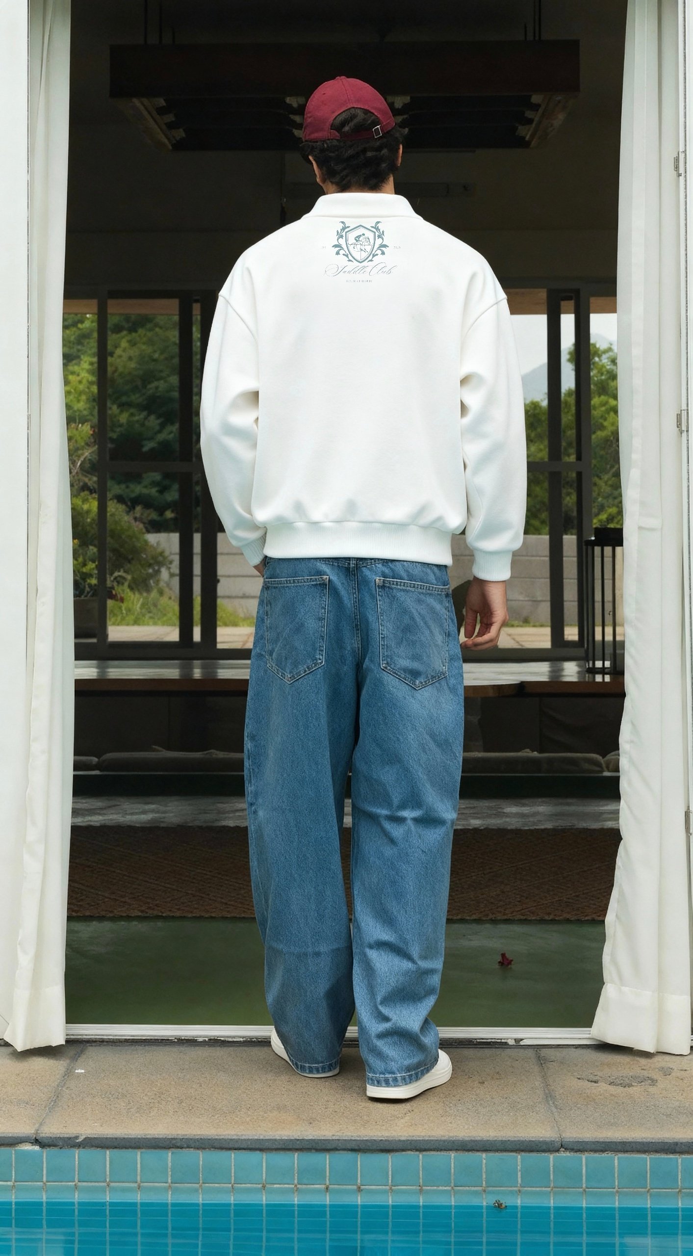 Rumour Equestrian Collar Sweatshirt - Image 2