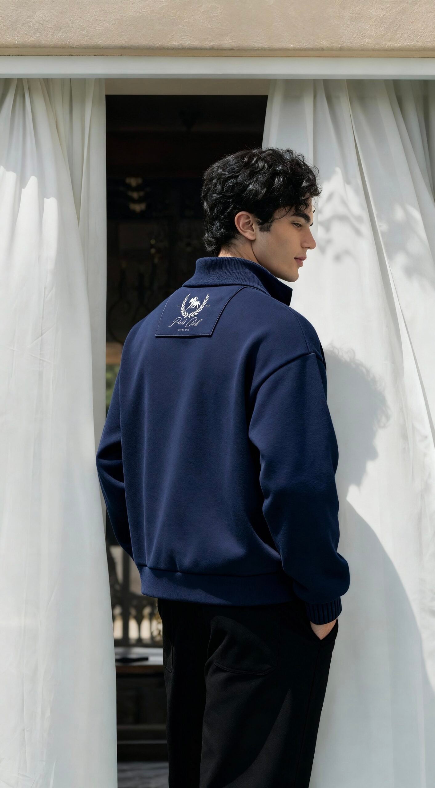 Rumour Polo Club Collar Sweatshirt - Image 2