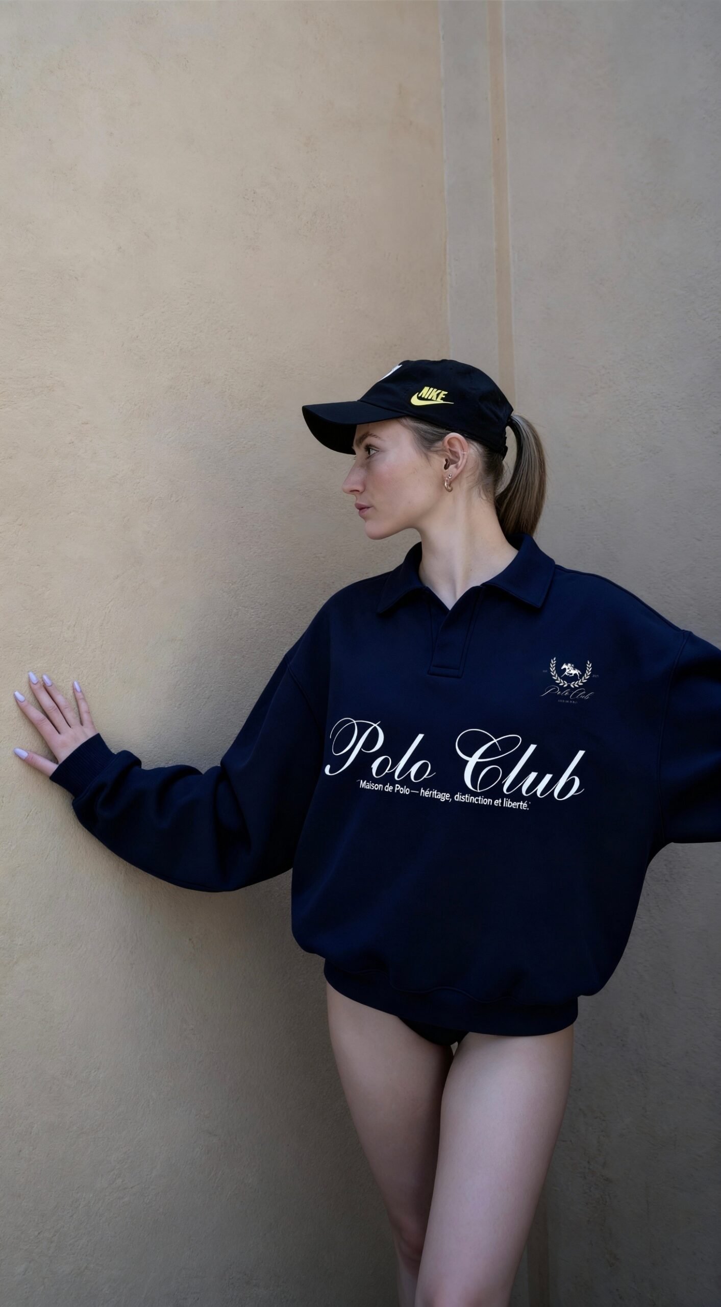 Rumour Polo Club Collar Sweatshirt - Image 3